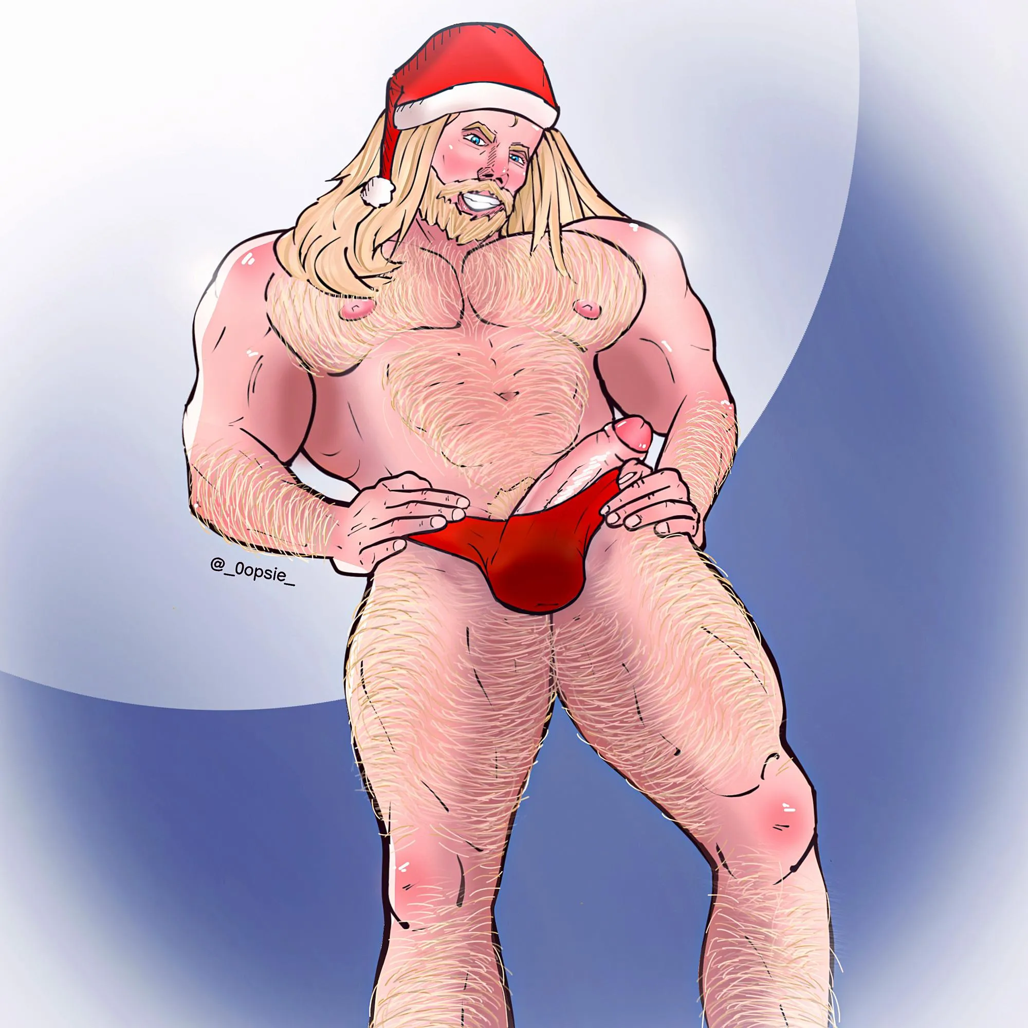 Thor's got a present for you! Art by me