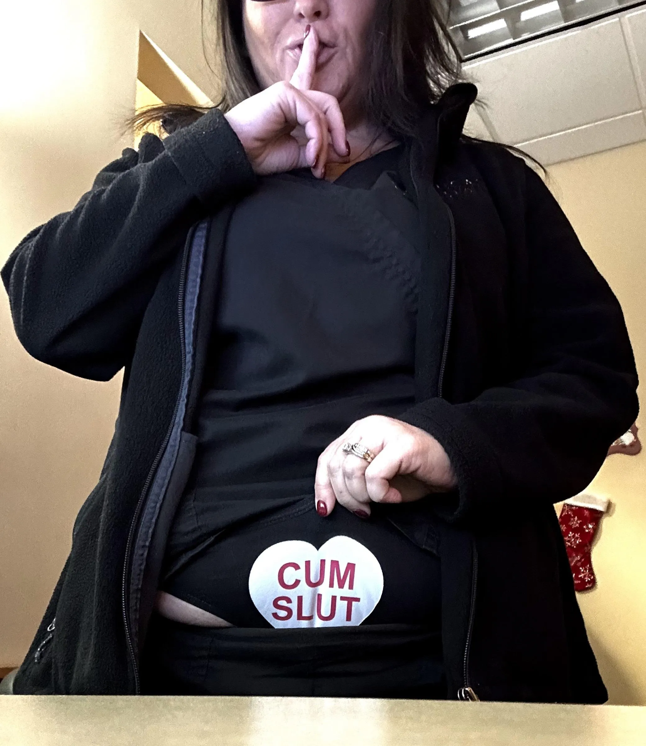 What would you do if you found out your nurse was a cum slut?