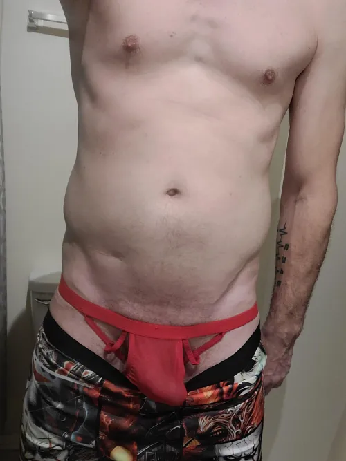 Who likes my sexy red undies 🤔🥵🔥