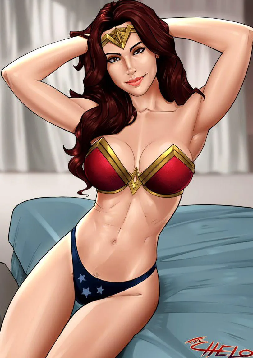 Wonder Woman Halloween Party Themyscira Lingerie Cosplay [DC Comics] (CheloMan)