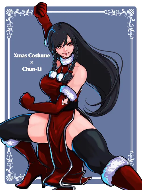 Christmas Chun-Li outfit 🔔(ap_cammy)