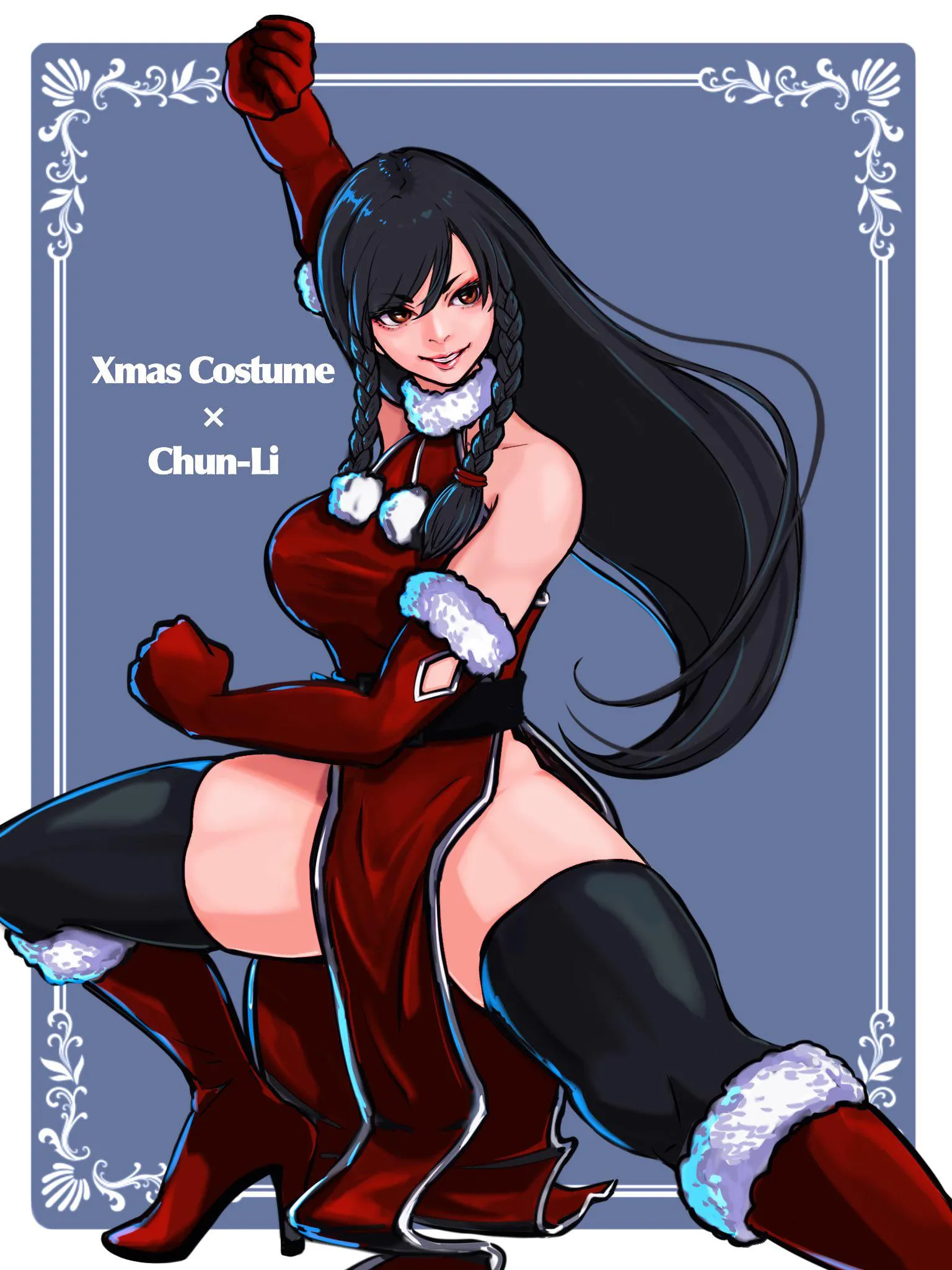 Christmas Chun-Li outfit 🔔(ap_cammy)