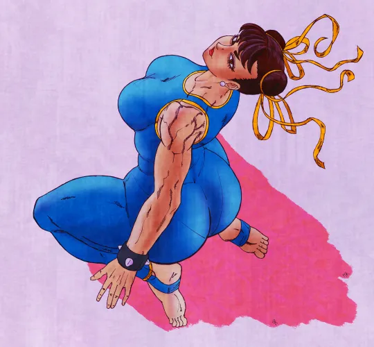 Chun-li by me(masochistmaverick)