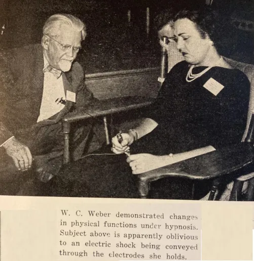 Hypnotist W.C. Weber in Action (1957)
