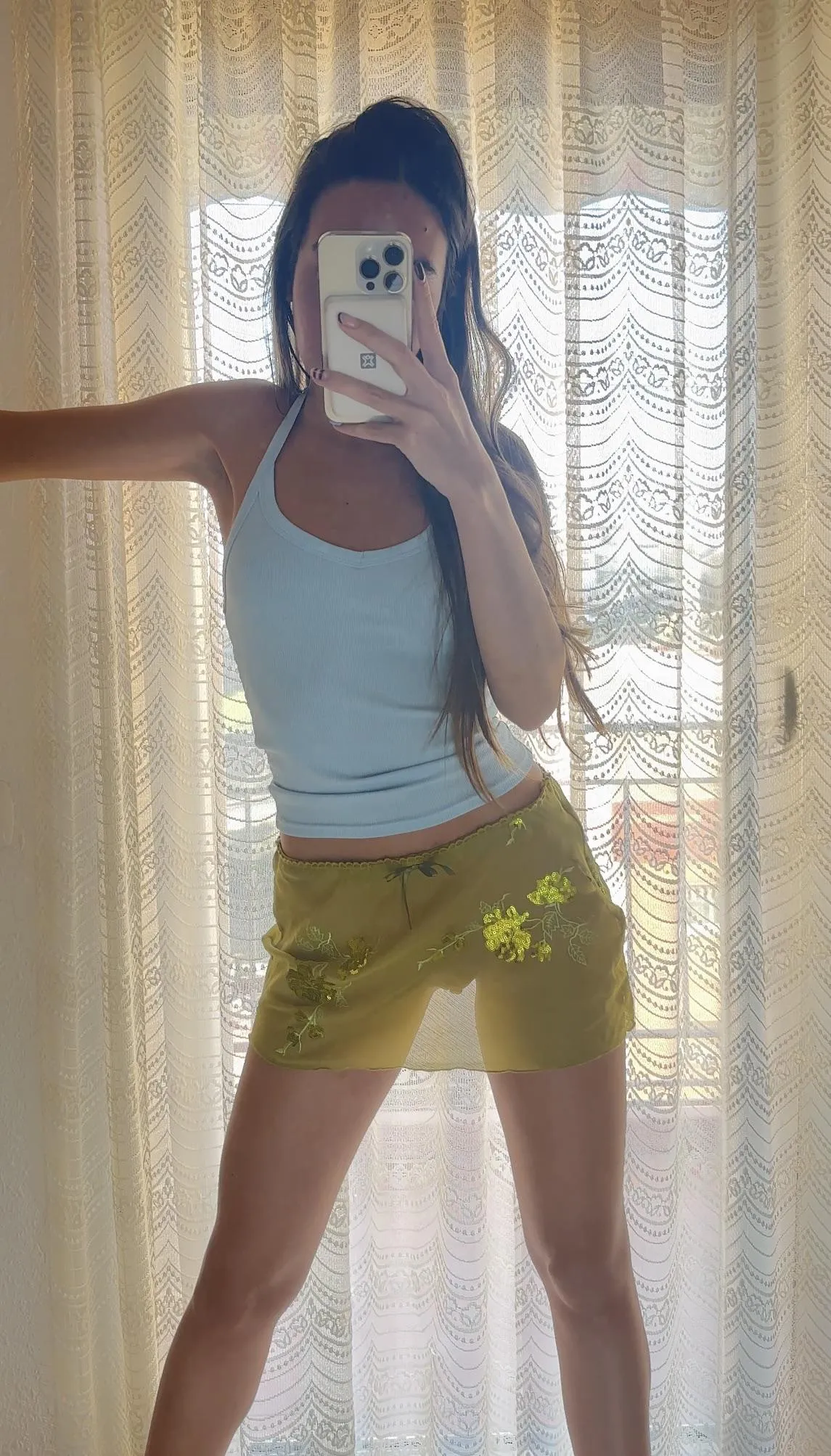 I was warm today so I wore my favorite outfit