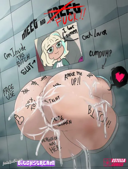 Jackie gets used as a public cumdump. (Mrestella.)