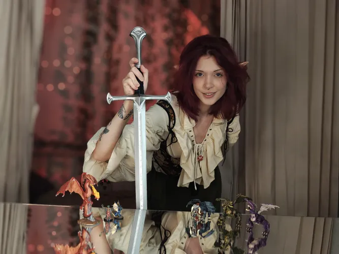 Not all elves are skilled with a sword, but I've cгmpetence