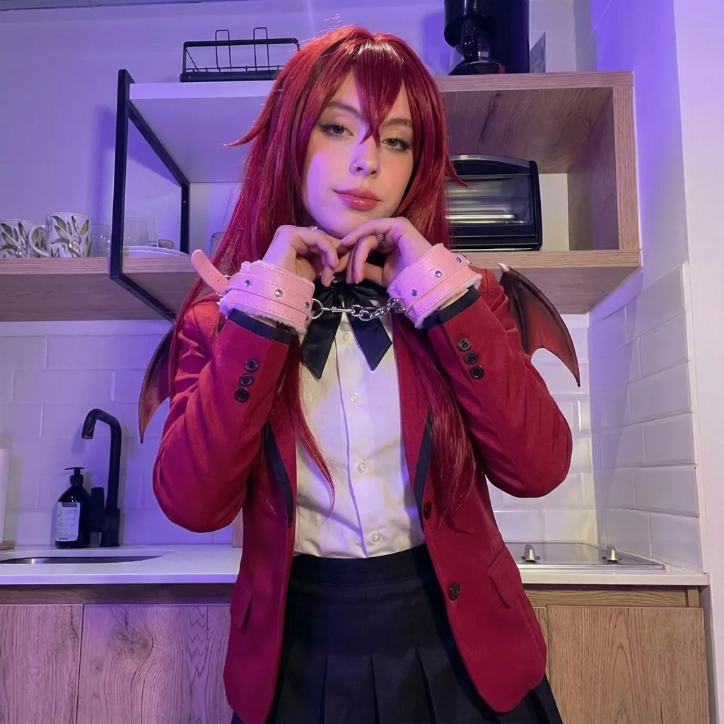 Rias Gremory cosplay from Highschool DxD (Gracie Miller)