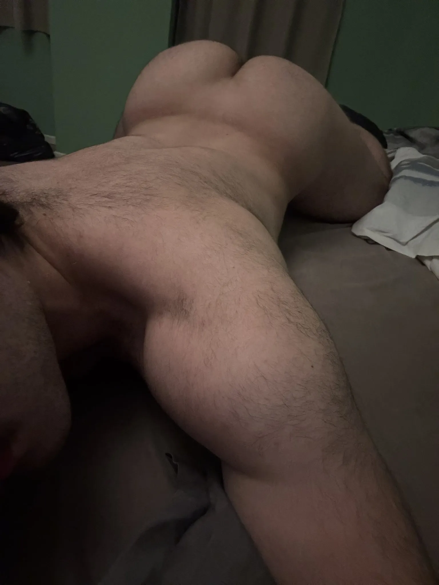 Round and juicy man ass for dinner