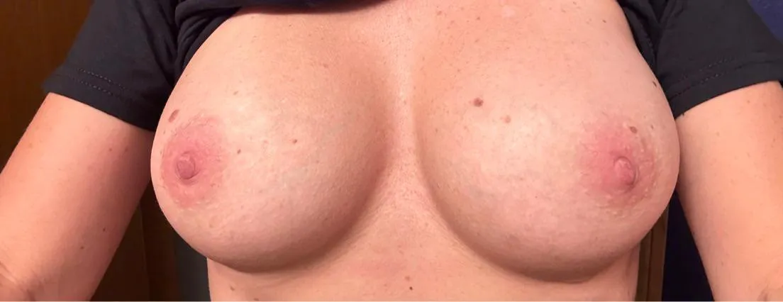 Sunday Funday….who’s putting a layer of thick cum on my fun-bags