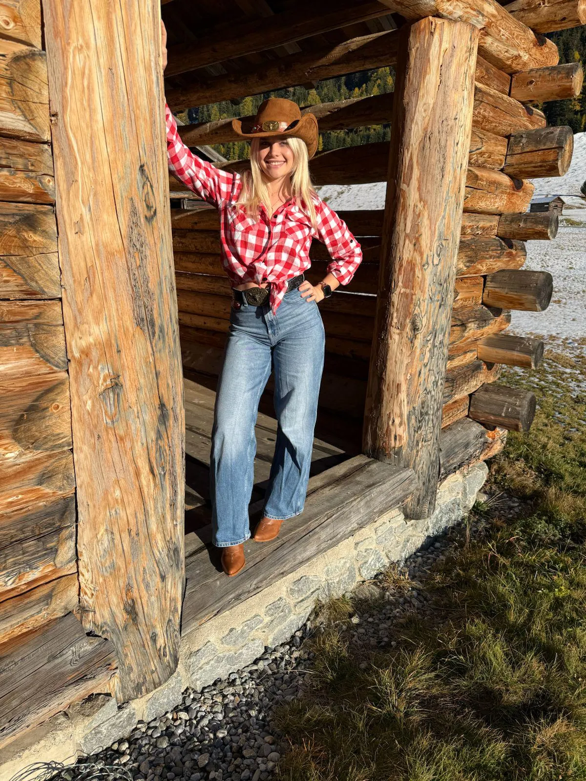 Wanna see how this tiny cowgirl rides?