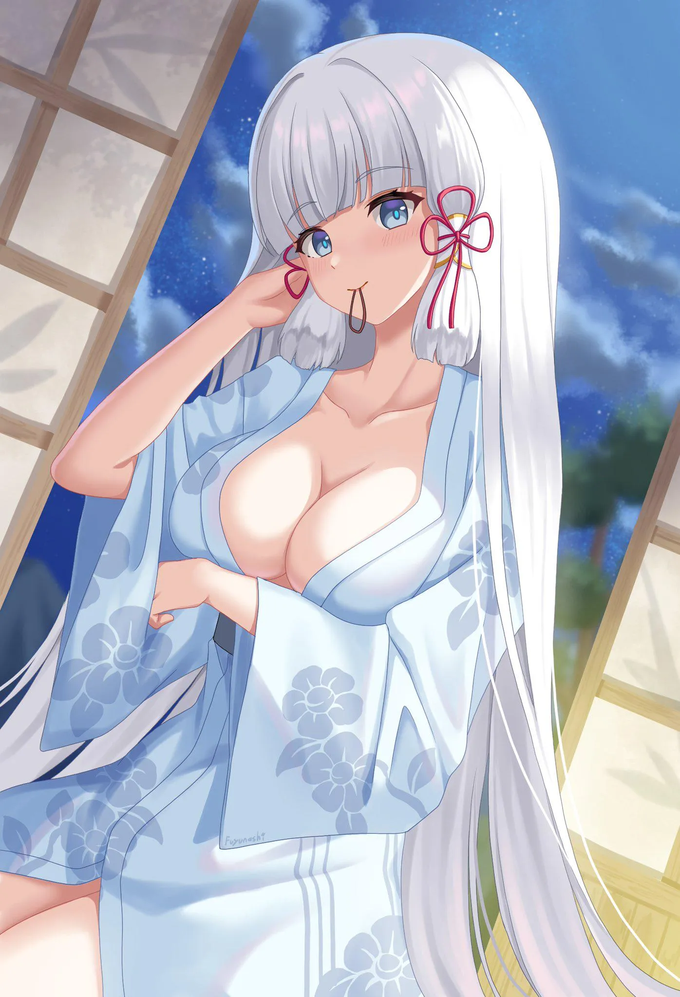 Ayaka after getting out of the hot spring (fuyunashi)