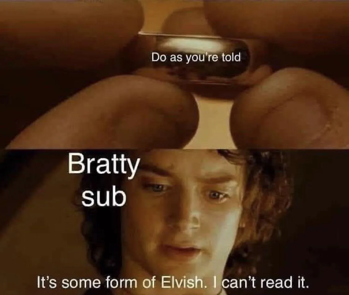 I only speak English. Not this Elfish they speak of