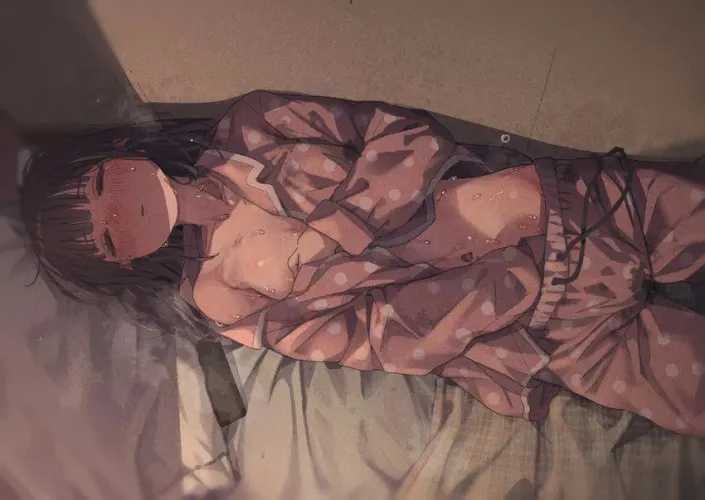 Touching herself is the moment she waits for the most