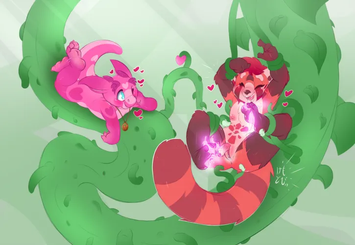 A Druid's Tickle Spell (kemotobi)