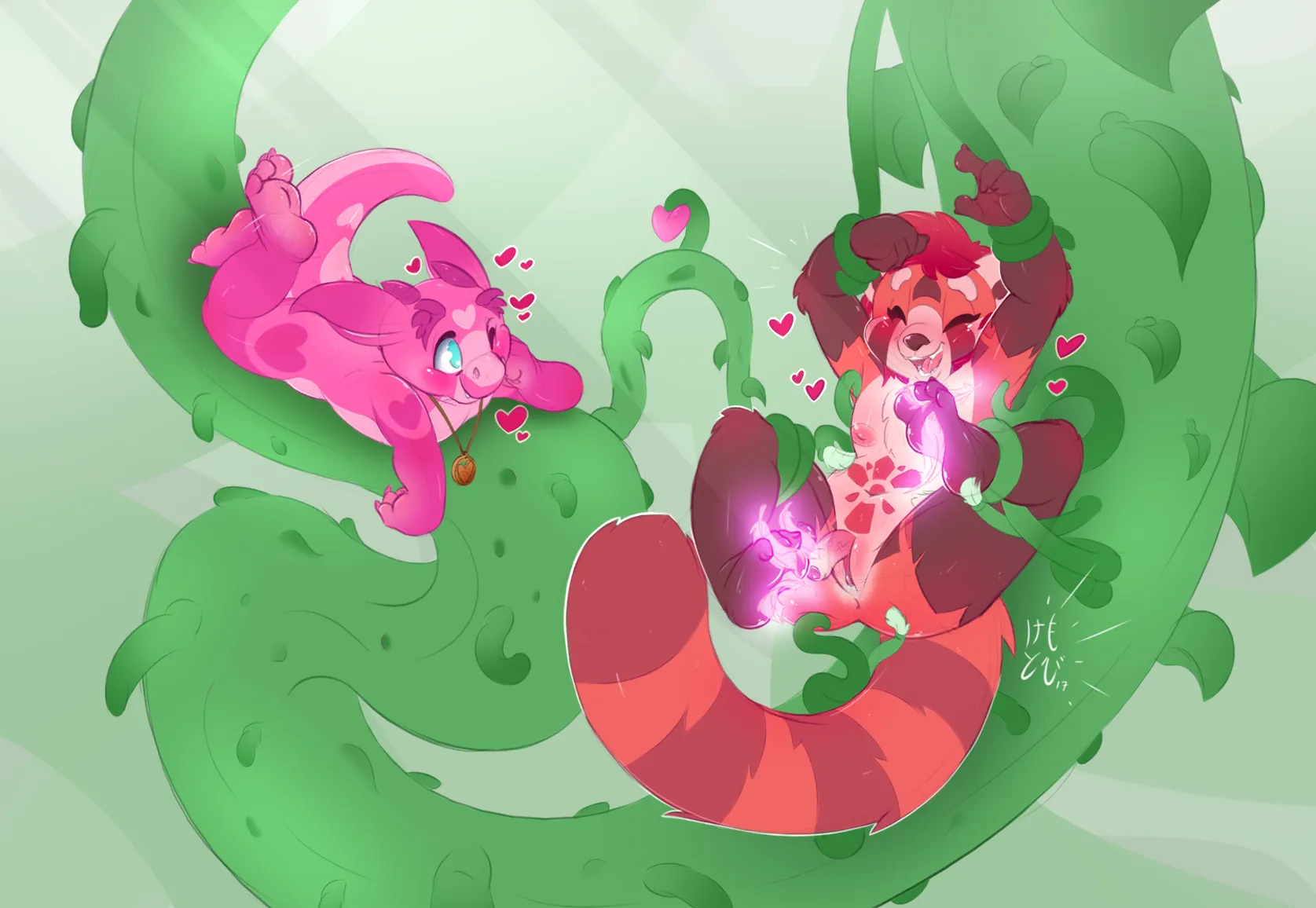 A Druid's Tickle Spell (kemotobi)