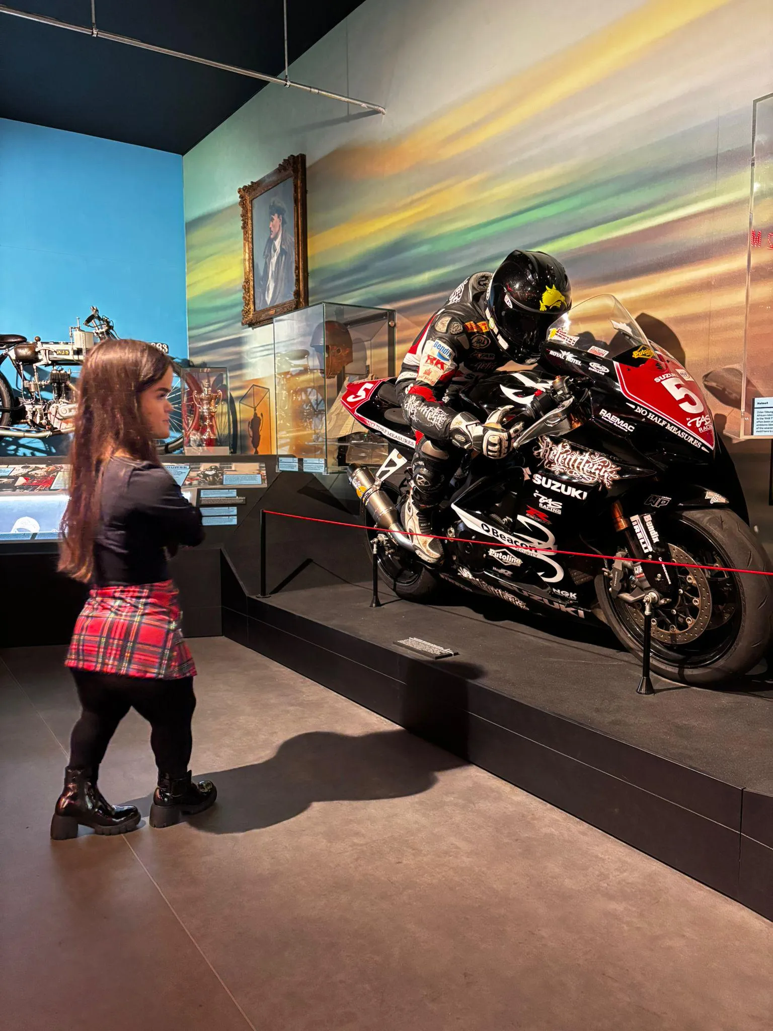 Plaid skirt in public again 🤭