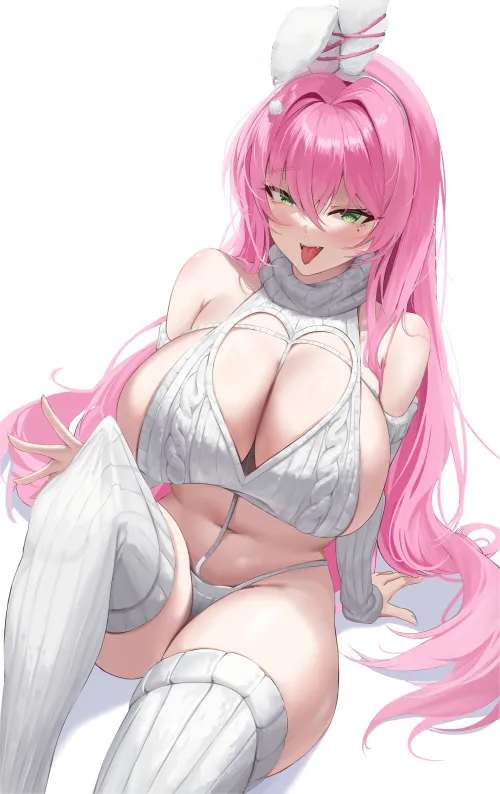 Velvet in sleeveless turtleneck sweater (AMI12702752)