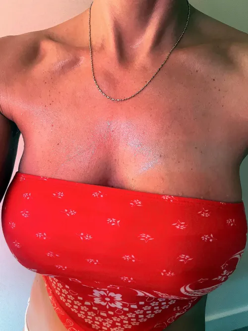 One of the other moms told me my tubetop is inappropriate for a soccer game.