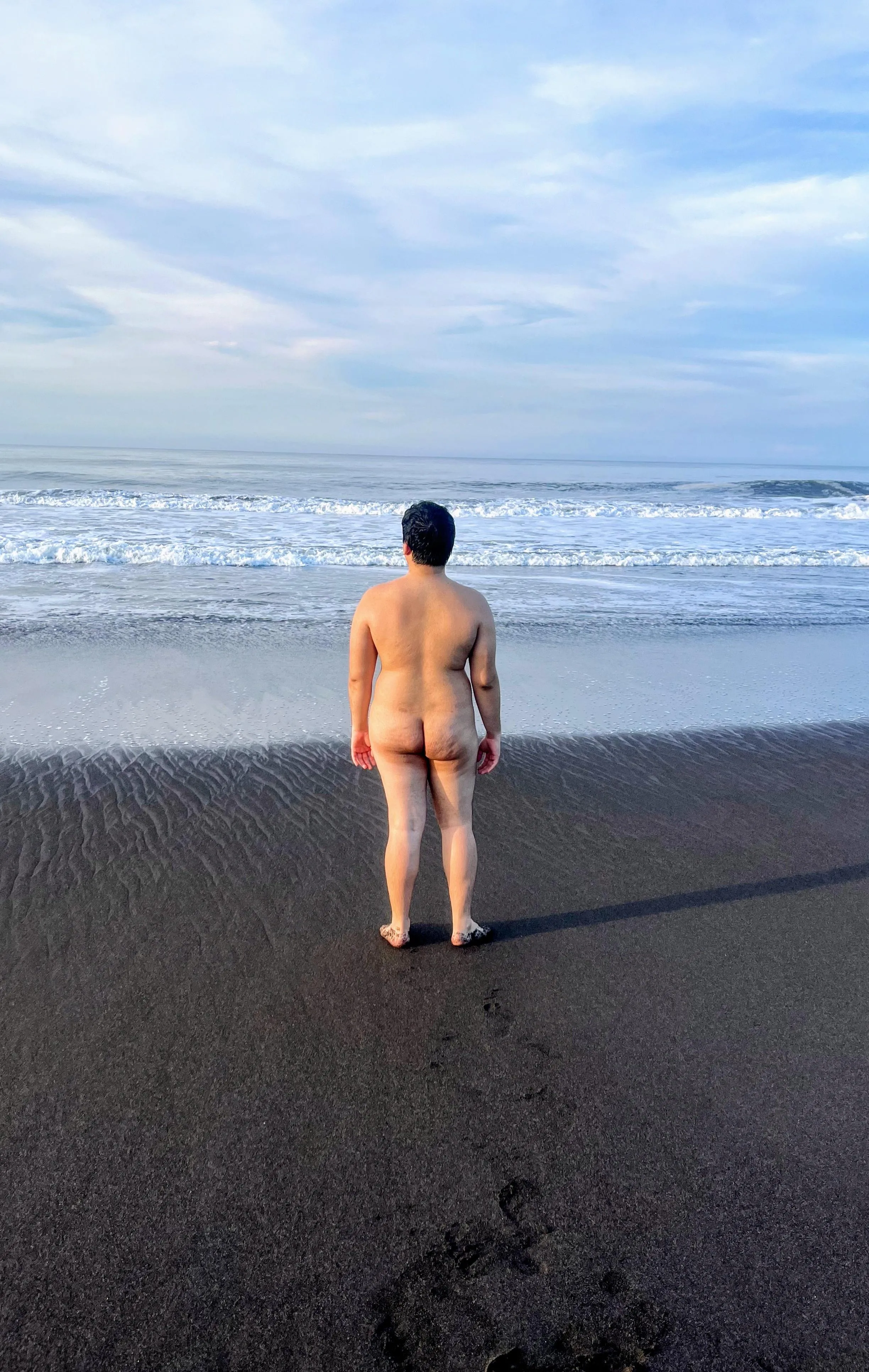 The first time I got naked at a beach