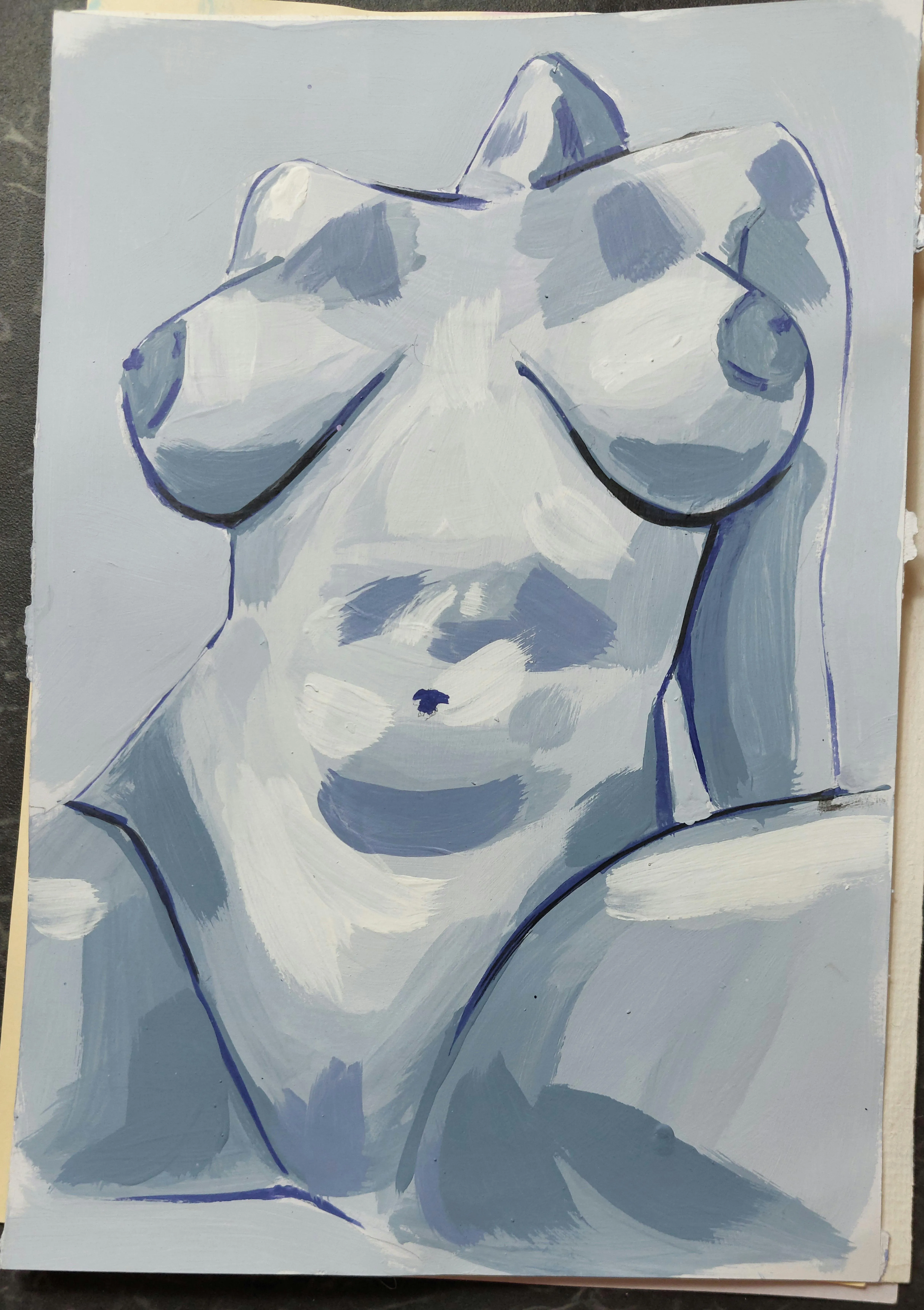 Blue tones. Art by pb.bodyart