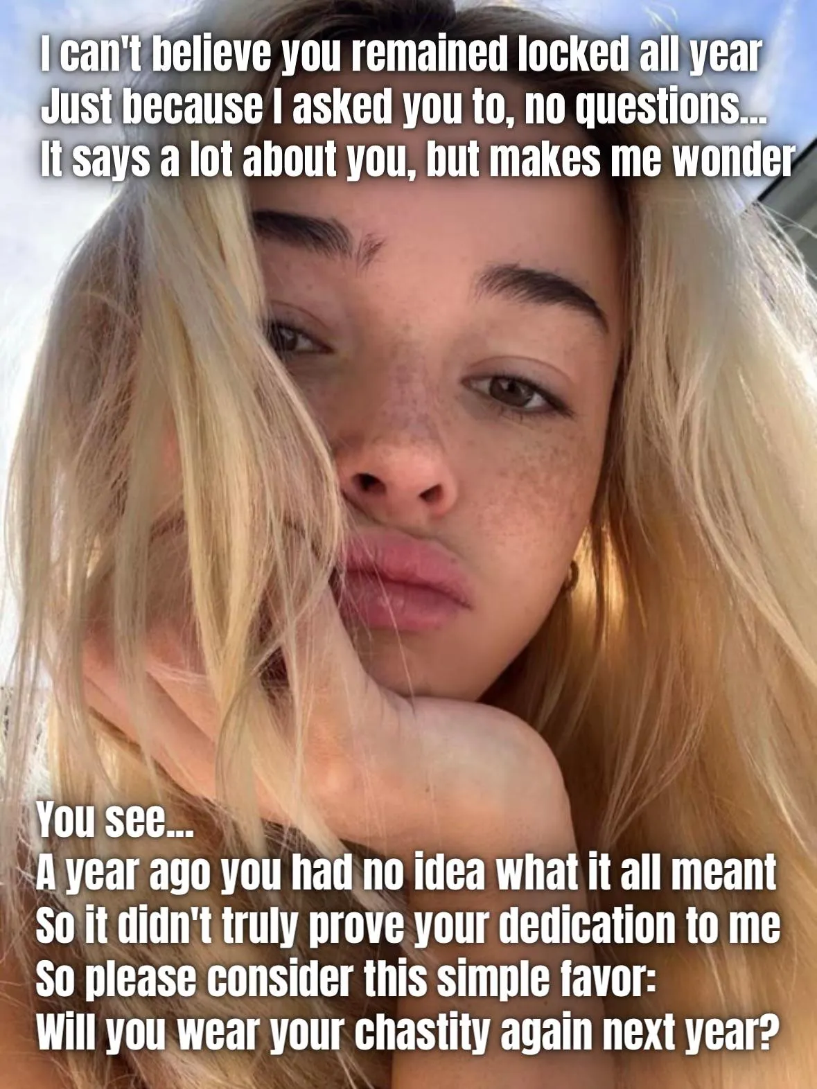 Made through a whole year…