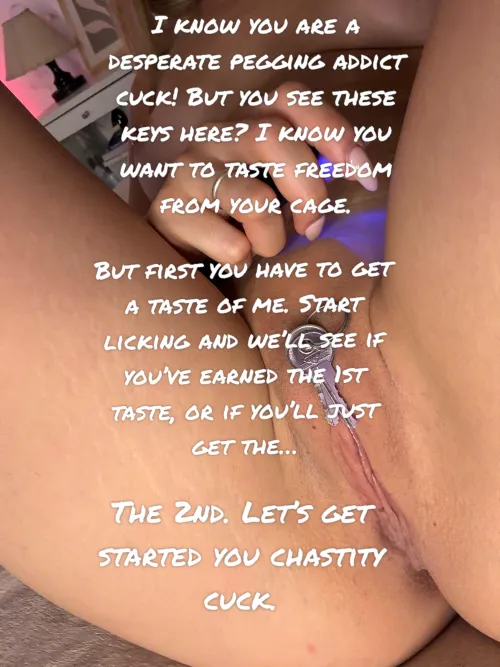 Tell me your size and I will tell you for how long I’ll lock you up