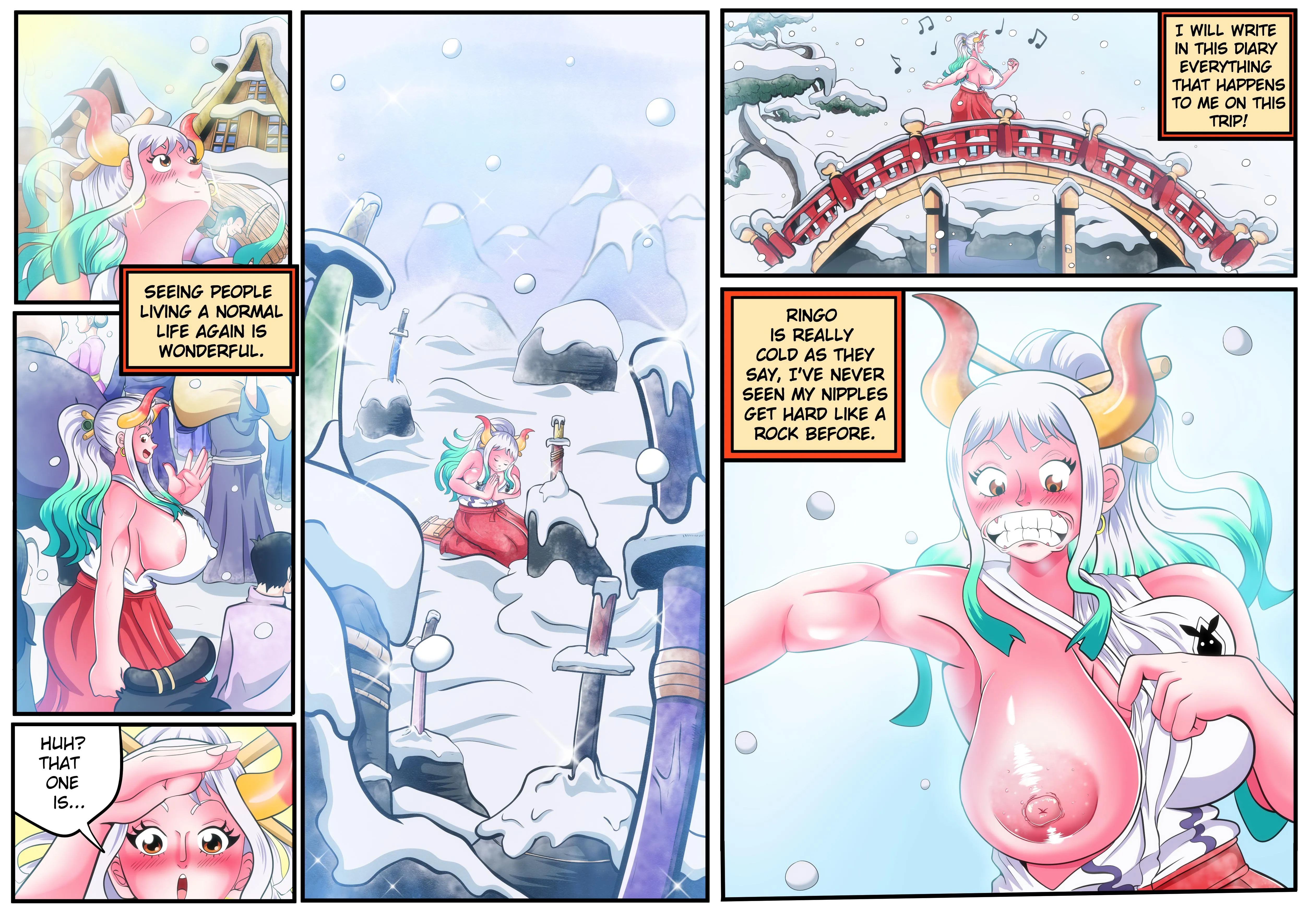 Yamato traveling through Wano ( Commission Open )