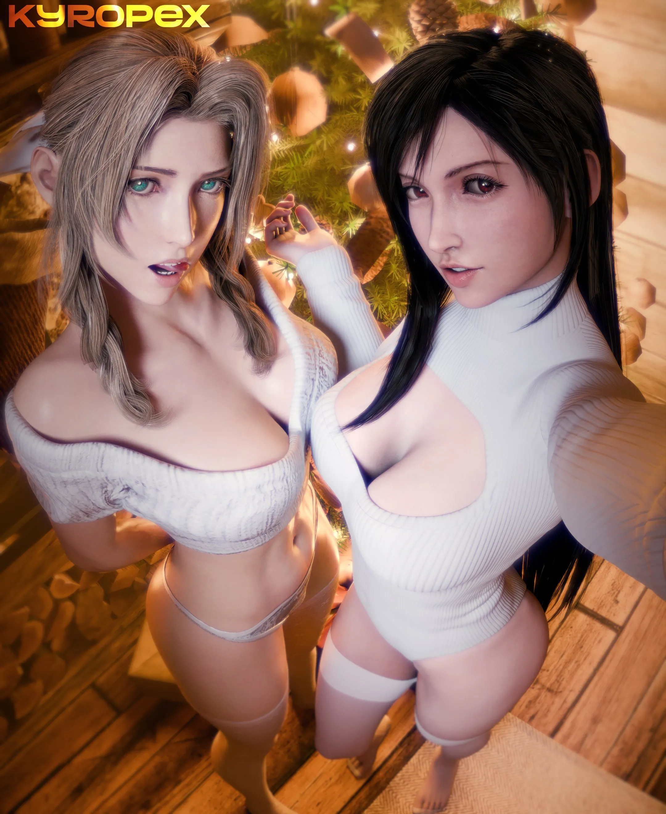 Aerith and Tifa (kyropex)