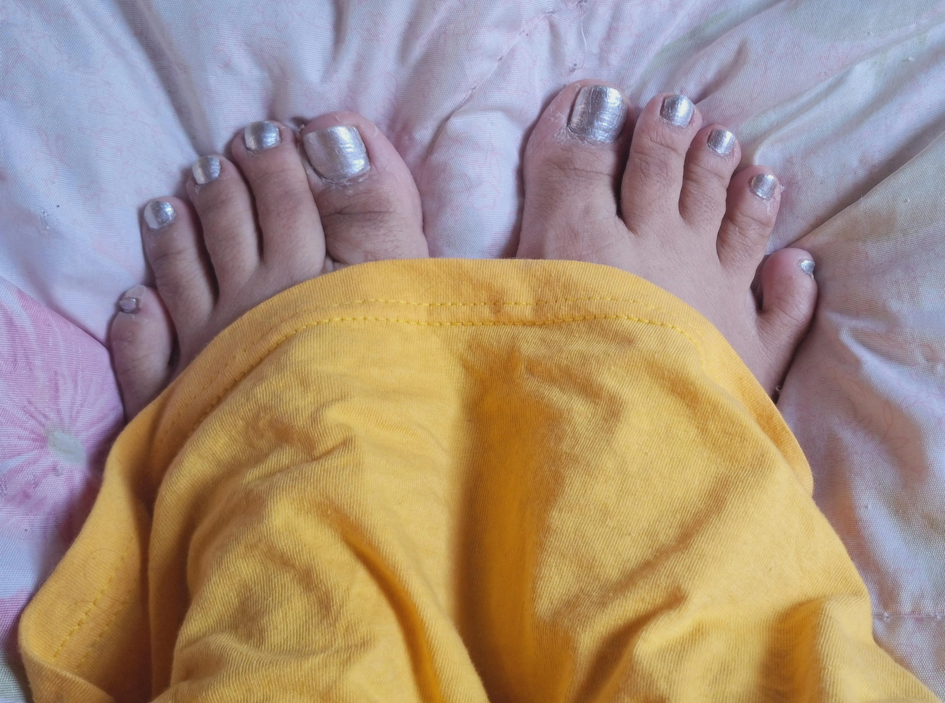 Do you like my silver feet