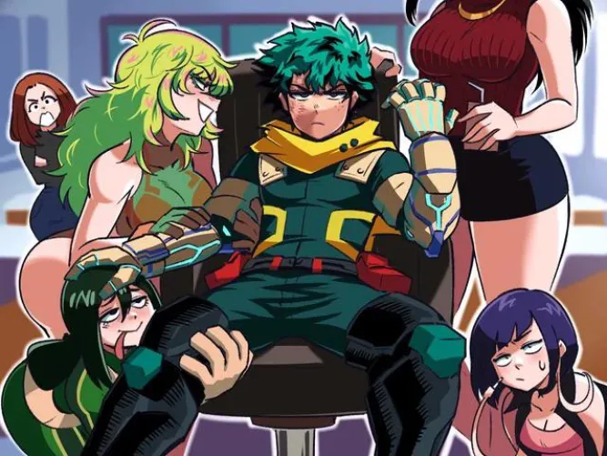 [F4M] looking to do a harem roleplay with a dark version of Deku who sees woman as inferior creatures meant to serve men he wishes to get rid of all pro heroines and make them his obedient harem slaves