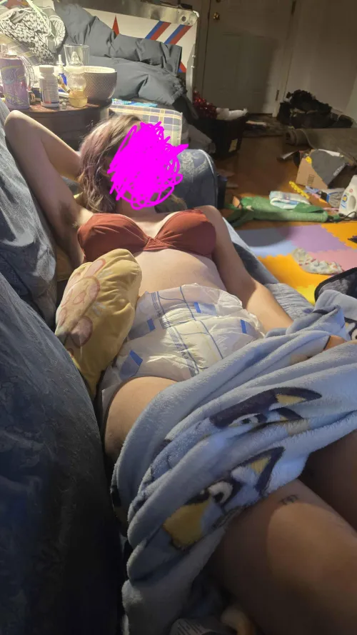 Had an actual accident today... Mommy has me like this now.