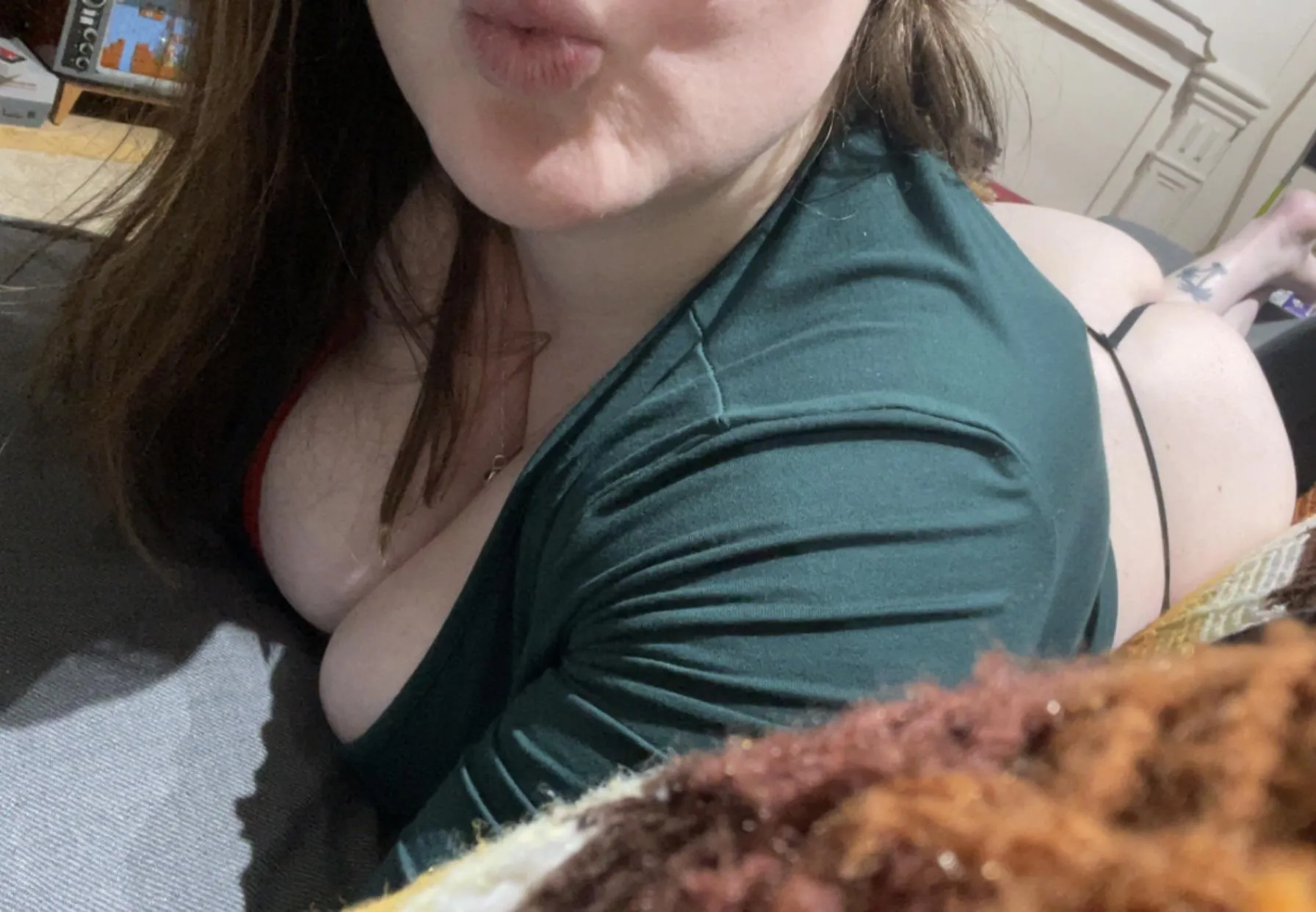 Living room tease (F)