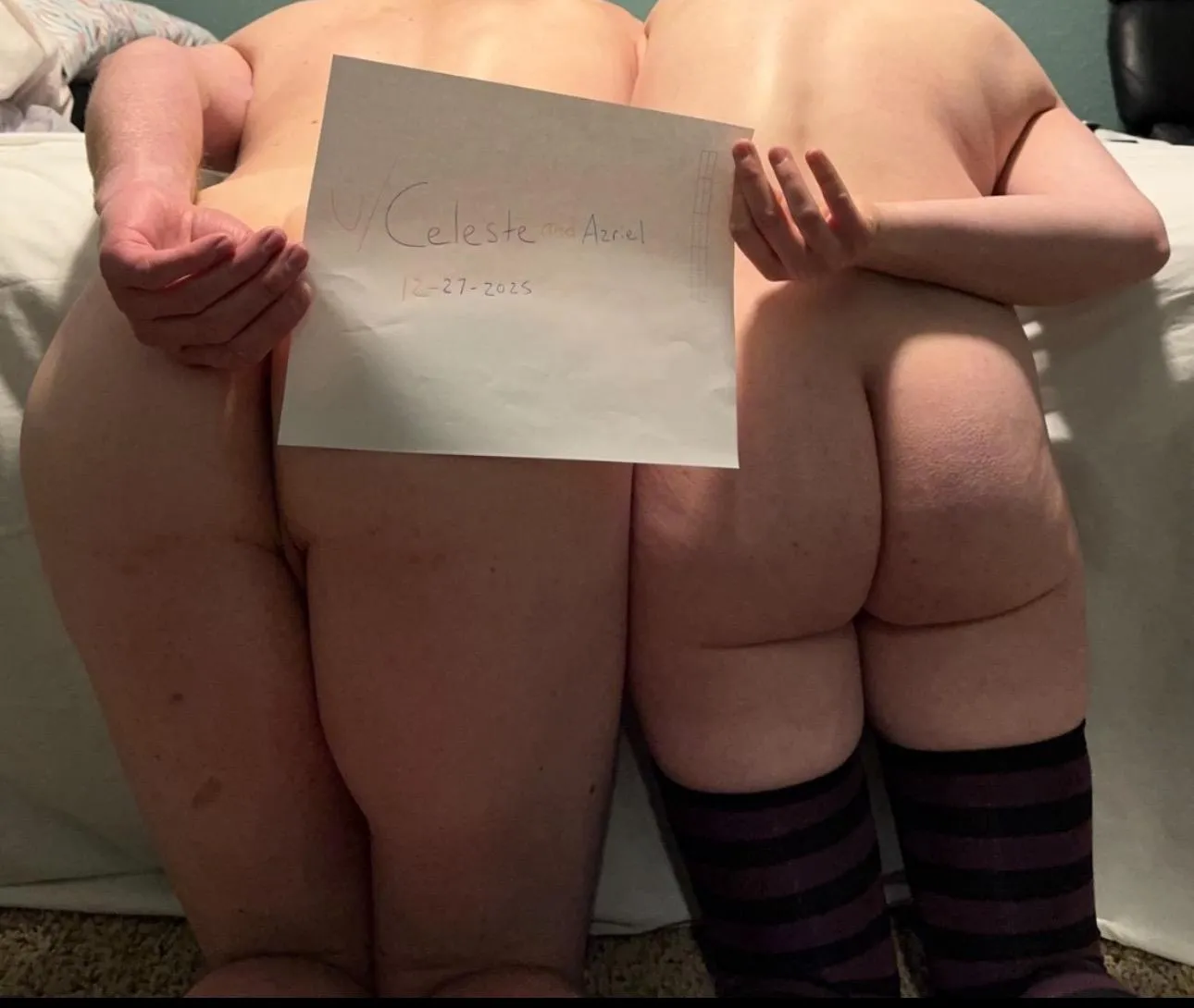 Our verification post that we are a real couple. 12-27-2025