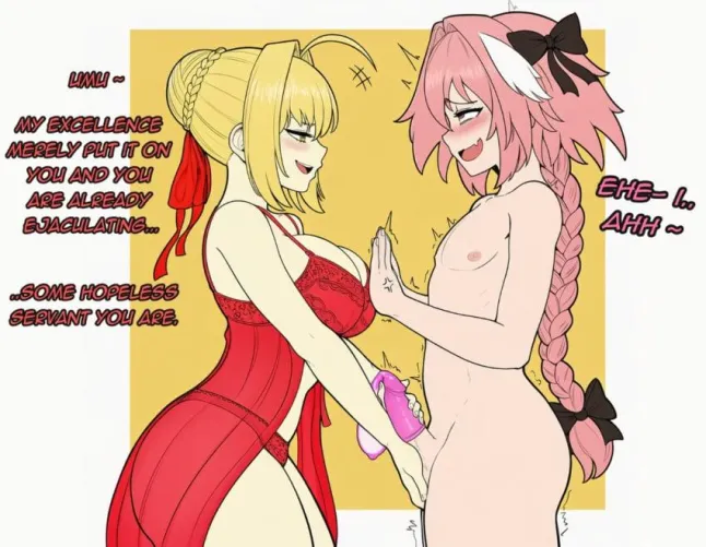 Sometimes I can't help it being caressed >w<