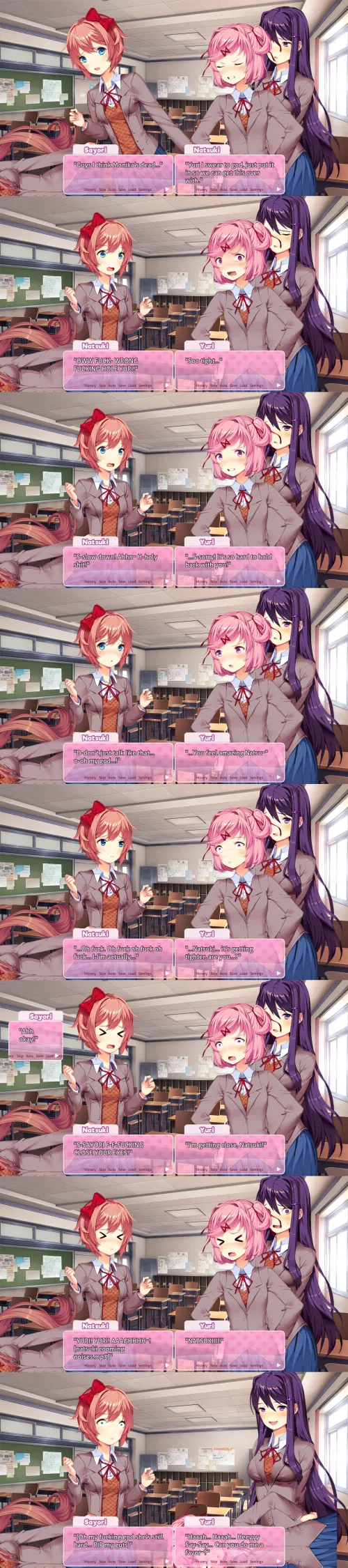 The Club Drains Yuri’s Balls, Pt. 2: Nats’ Turn (Made by Me)