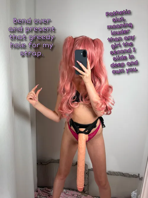 Bend over and shoe me that greedy hole for me!! [Imagefap:princessdollmie]