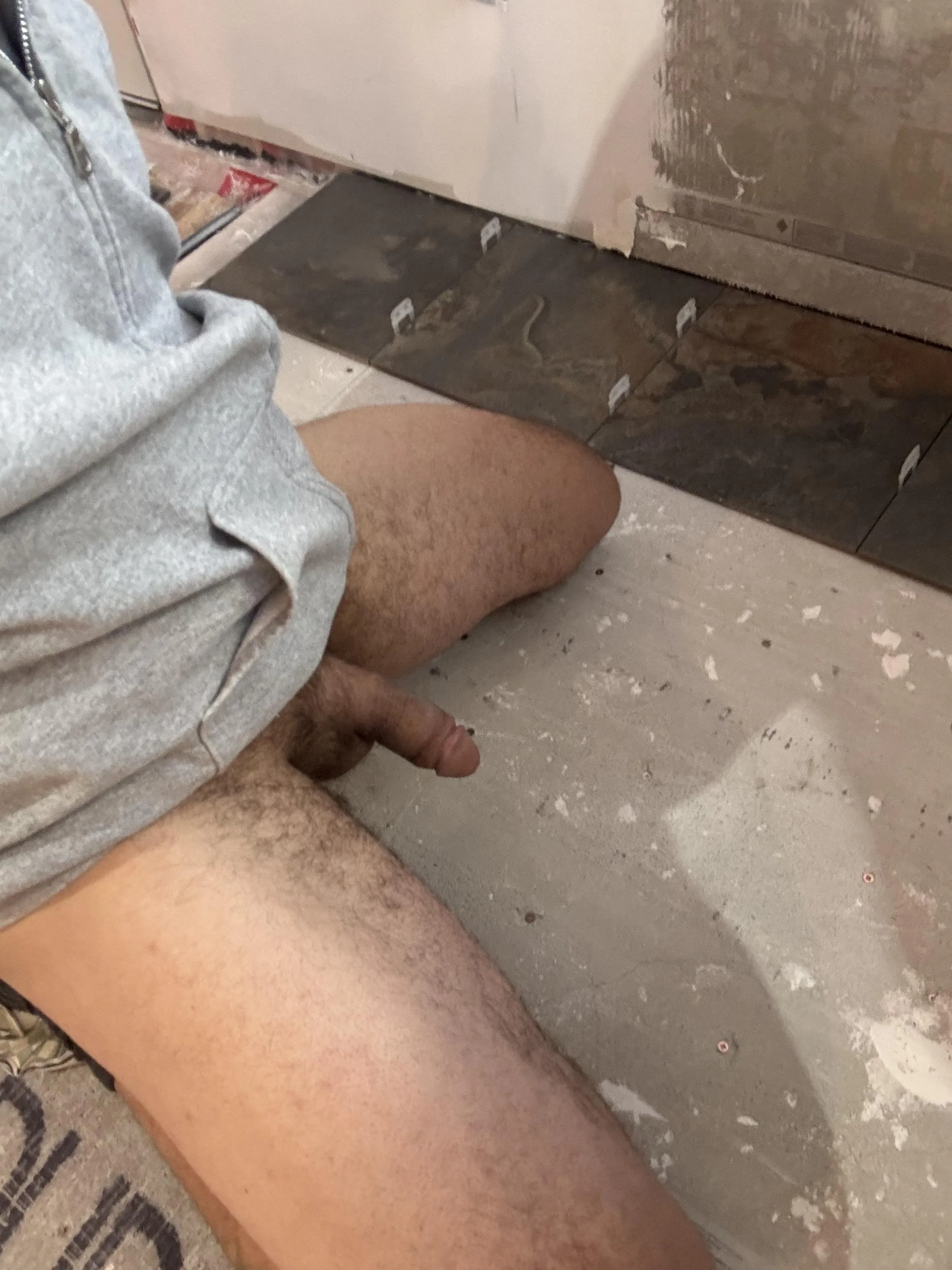 Didn’t want to get any thinset on my pants.