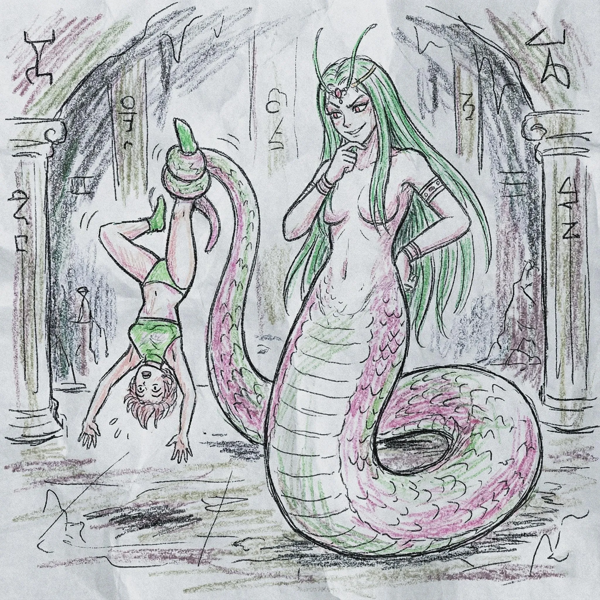 Lilith (FF4) and Zephyr (FF5)