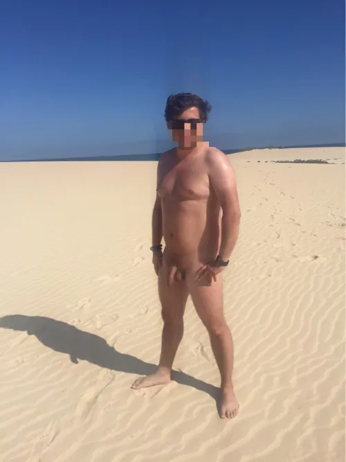 Naked in the dunes