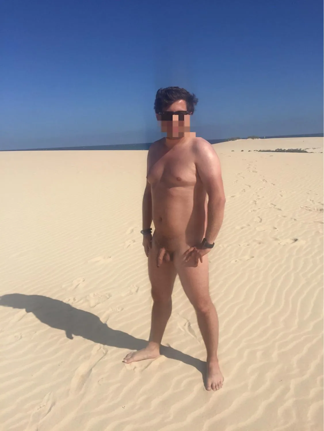 Naked in the dunes