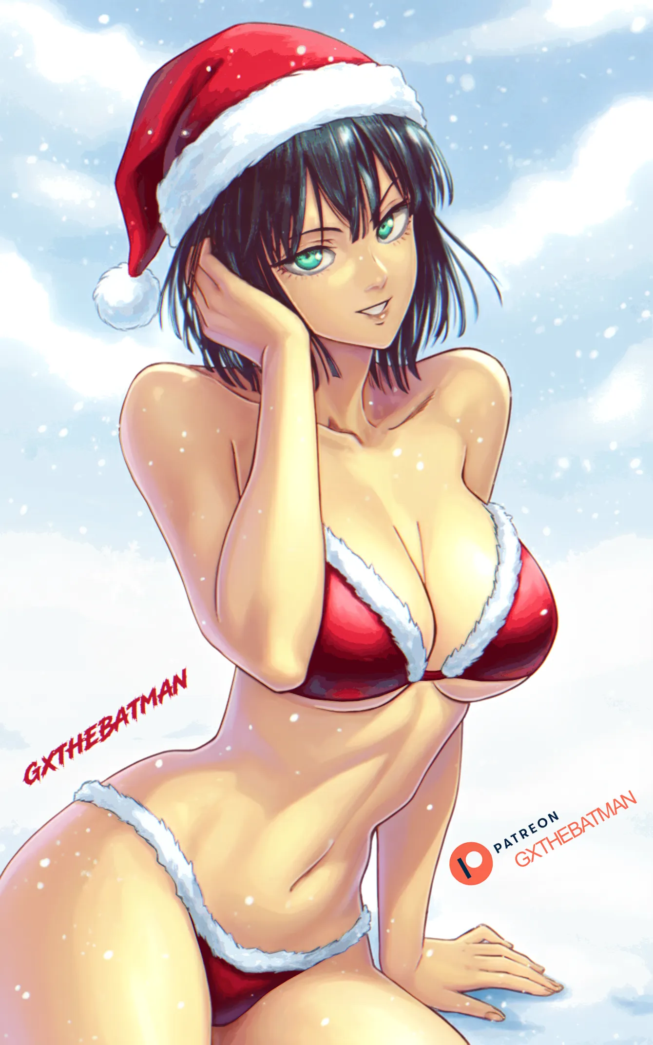 Fubuki from Ch 136 - Christmas Version [One Punch Man]