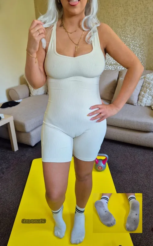 [SELLING] My super stinky post workout gym socks