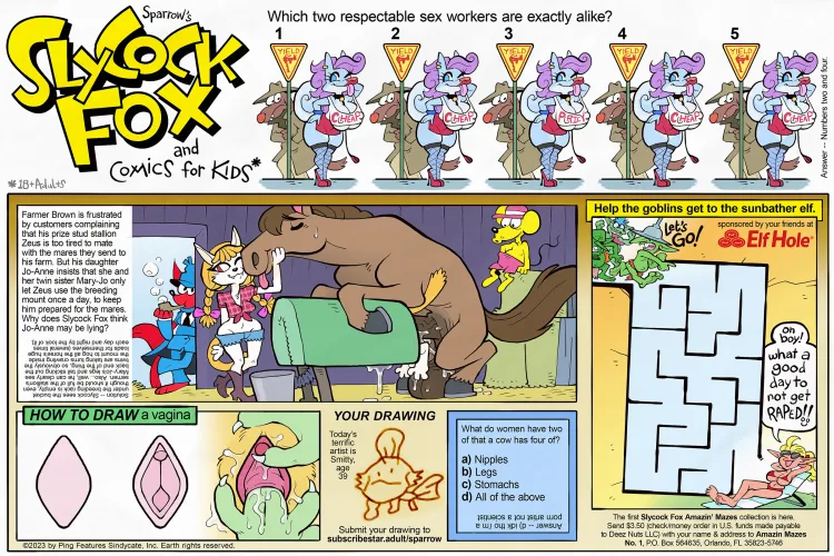 Slycock Fox & Comics for Kids* (Sparrow)