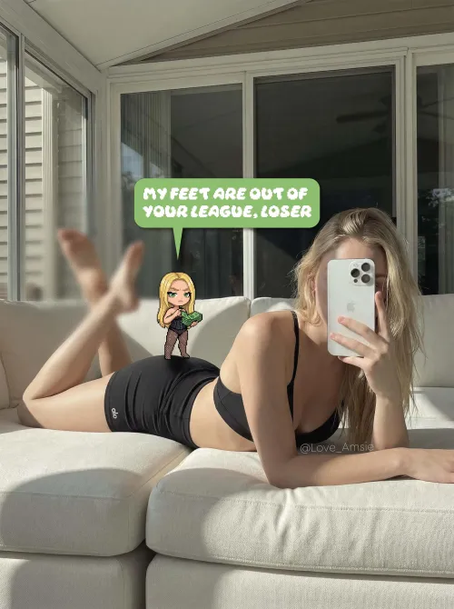 Imagine losing an argument to my feet. Oh wait, you already are 🤭