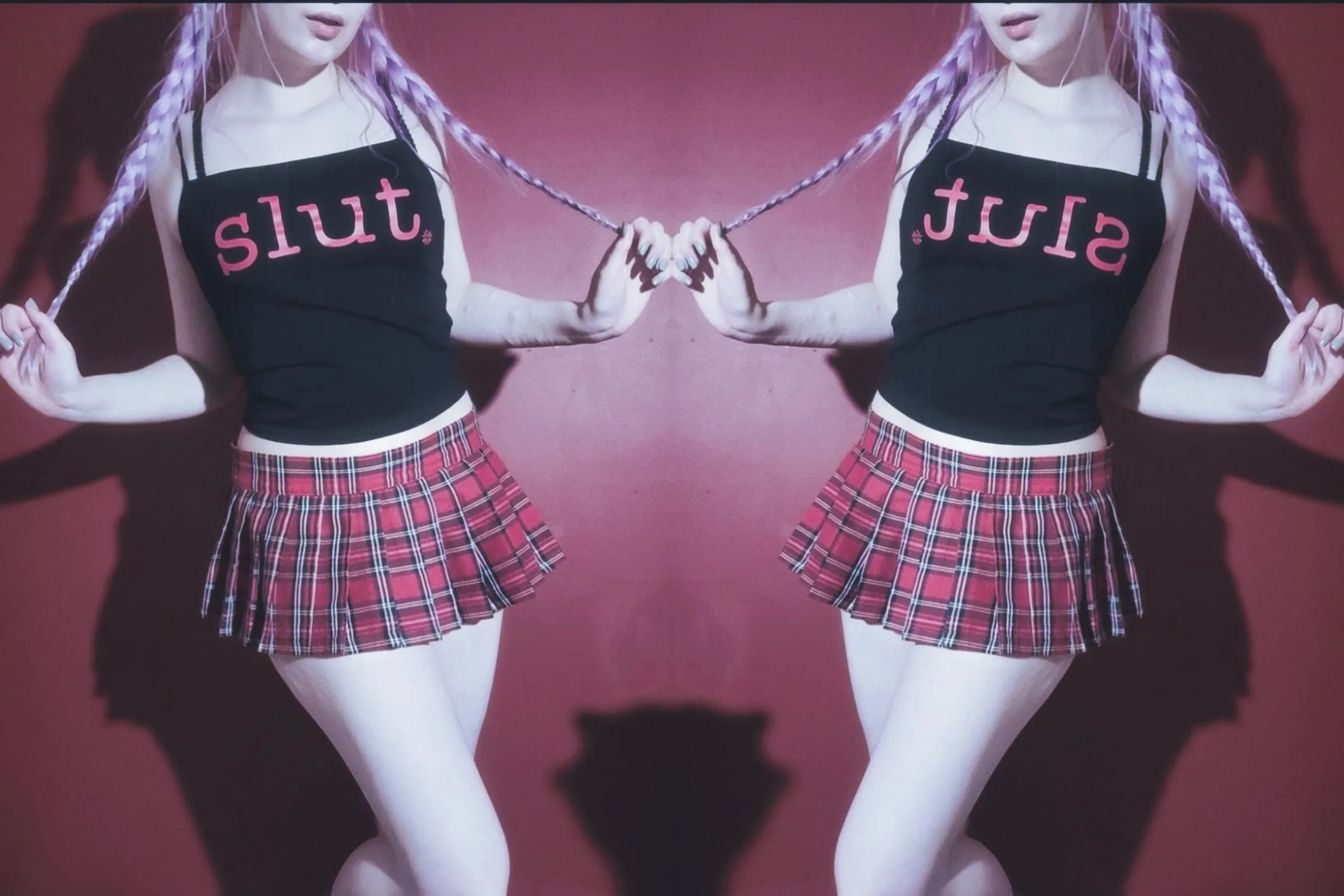 Little purple braids