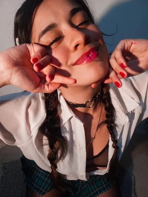 Omg I love my cute braids ♡