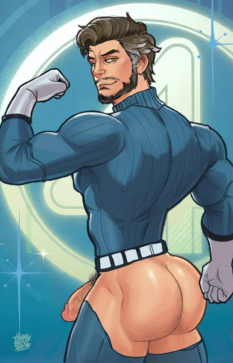 Are you ready, little man? Mr. Fantastic's dick stretches too.