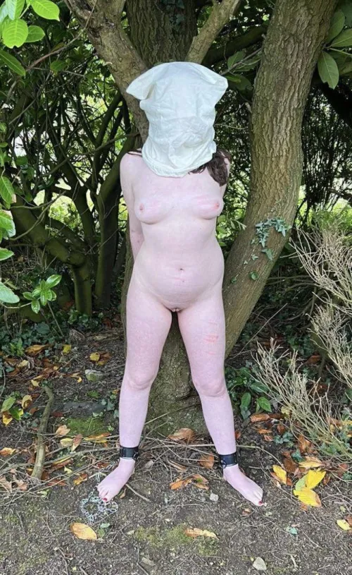 Bound and caned outdoors.. what next?