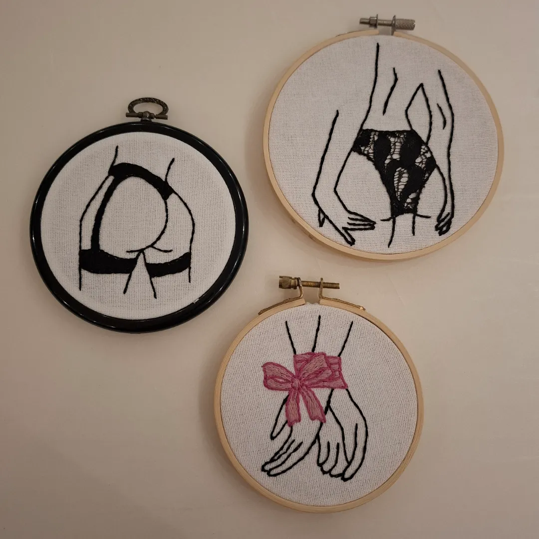 Butts made me take up embroidery again after many years.